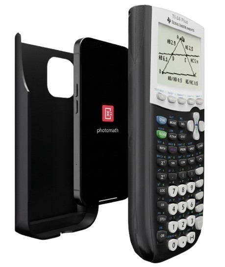 TI-84 Plus Hidden Phone Case for Graphing Calculator